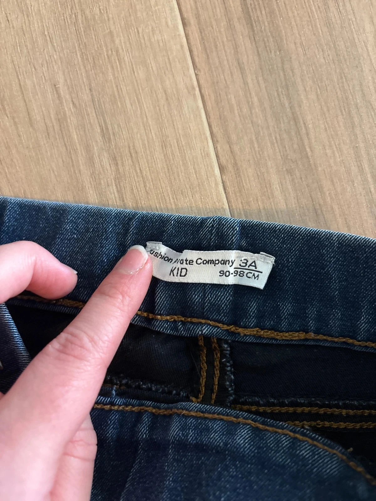 Blue leggings jeans FPC size 3 years – photo 4